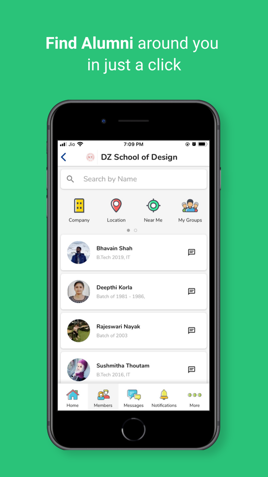#6. My Alumni Network (iOS) 由: Vaave Networks