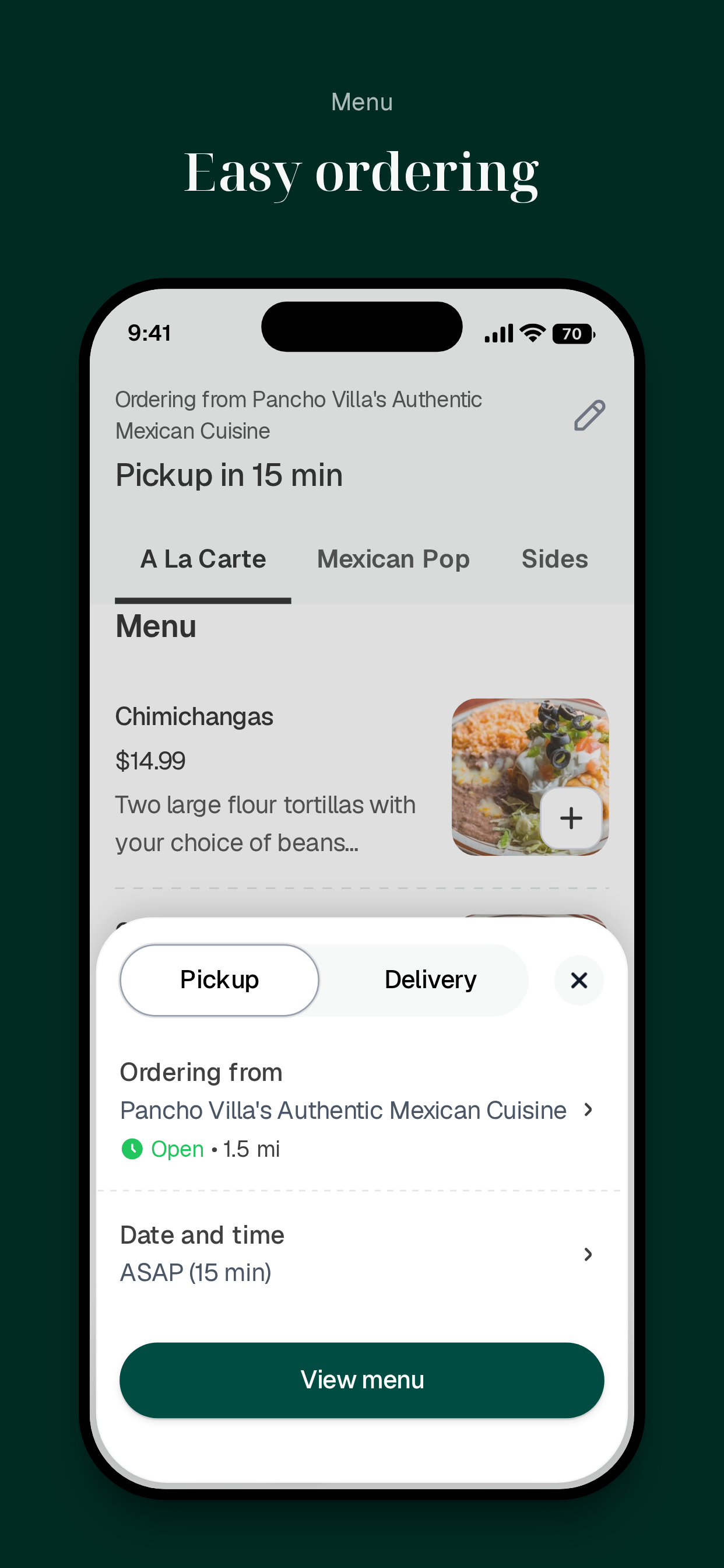 Pancho Villa's Mexican Cuisine screenshot 3