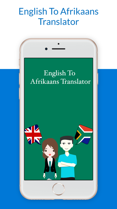 English Afrikaans Translater iPhone screenshot 1 - Education app