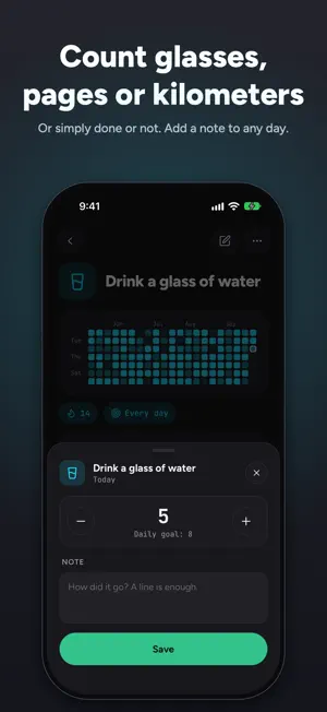 Kept: Habit Tracker & Streaks screenshot 4