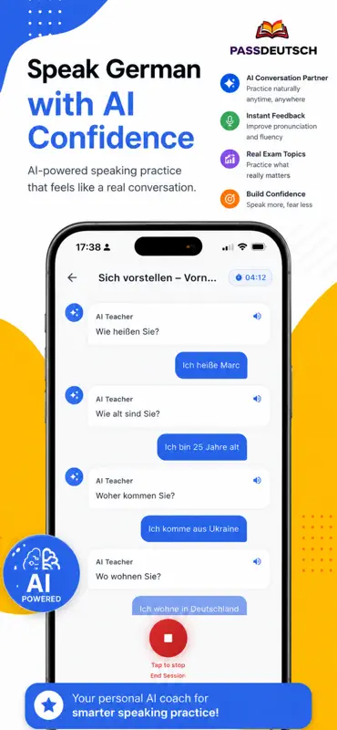 German A1-A2-B1 | PassDeutsch screenshot 6 of 10