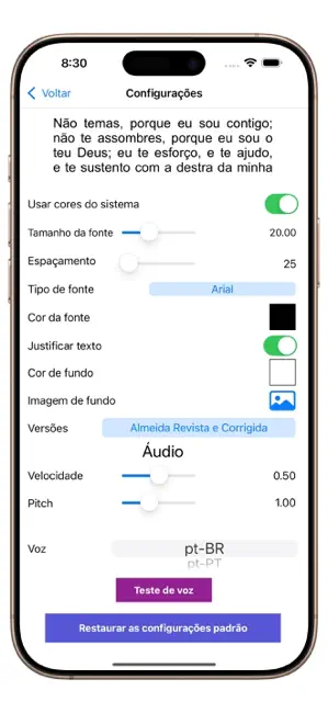 A Bíblia Sagrada iPhone screenshot 5