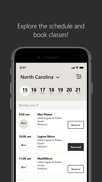Lifted Lagree iPhone screenshot 3 - Health & Fitness app