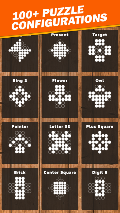 Peg Solitaire Ultra-MarbleJump Screenshot