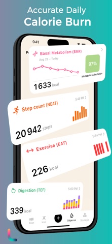 Lean: AI Calorie Counter & BMI iPhone screenshot 4