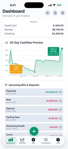 Personal Cashflow Screenshot 1 of 6