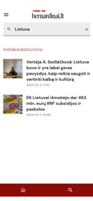 Bernardinai.lt screenshot