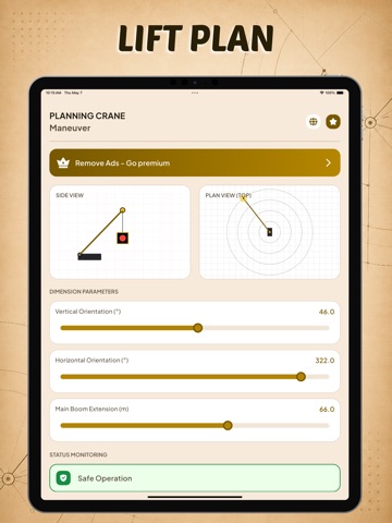 Easy Crane Lift Planner iPad screenshot