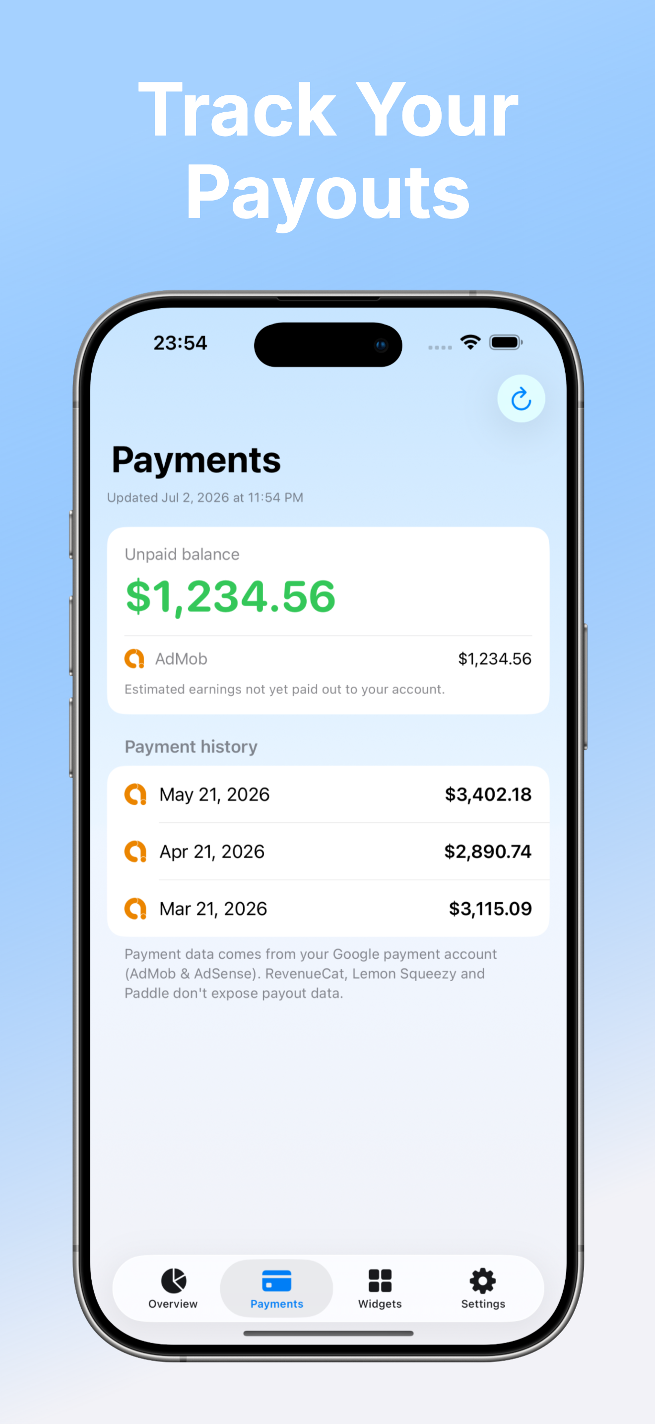 RevenueHub: App Revenue screenshot 6