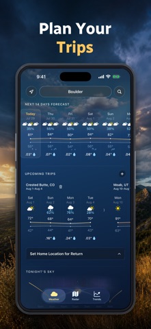 Weatherkind iPhone screenshot