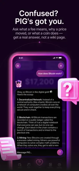Pink Wallet: Crypto & AI screenshot 4