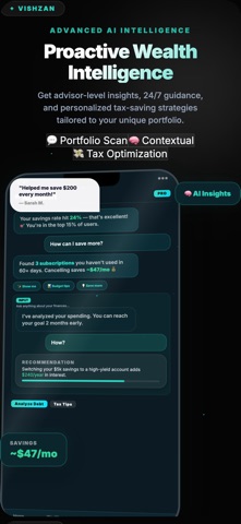 Vishzan: Finance Tracker screenshot