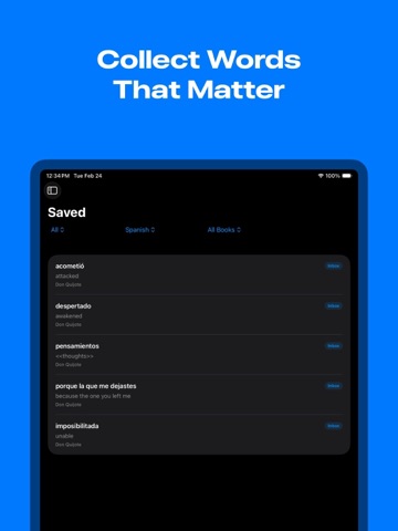 Ember: Read & Learn Languages iPad screenshot