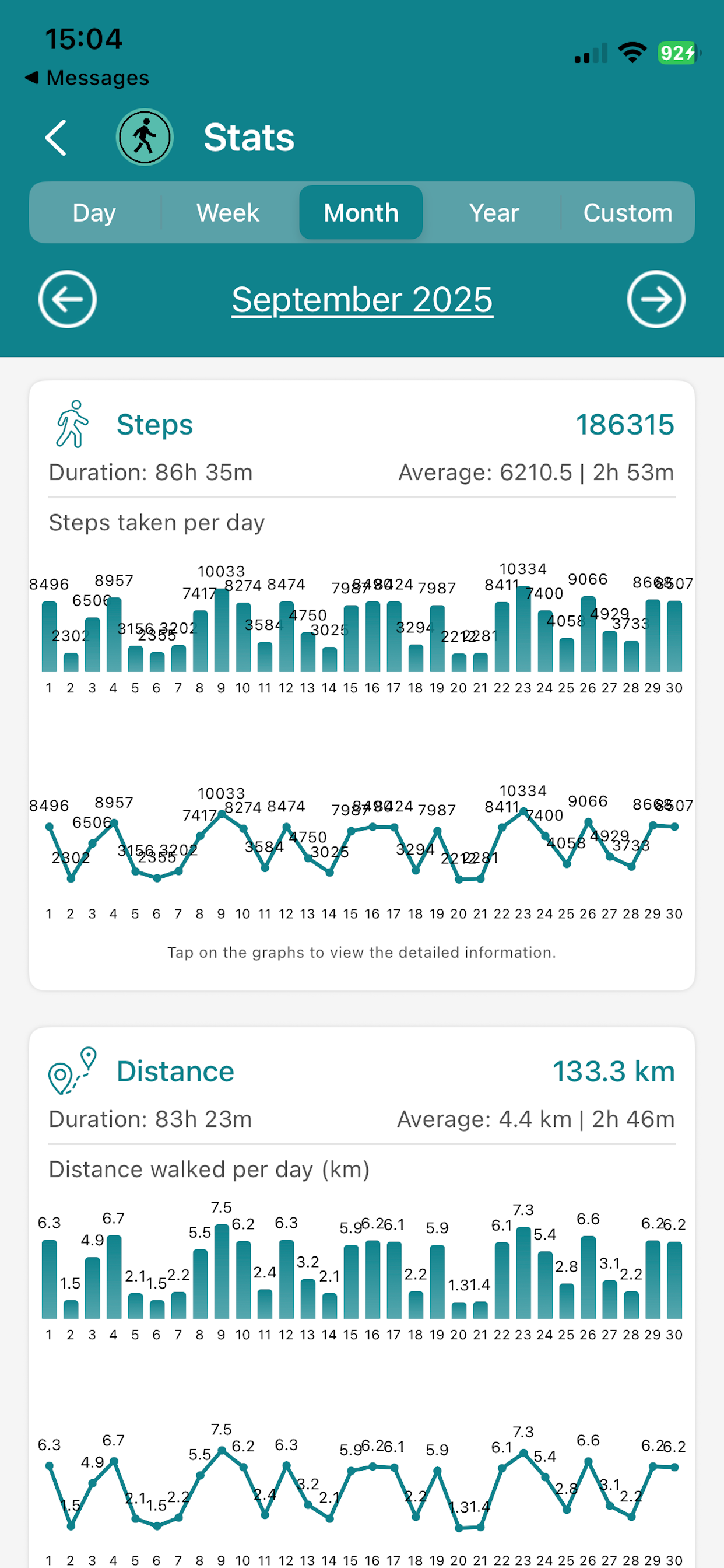 Steps - Walking & Running