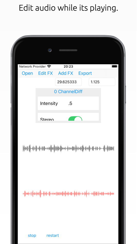 #1. Pico Audio Editor (iOS) Podle: Lion Wohlmacher