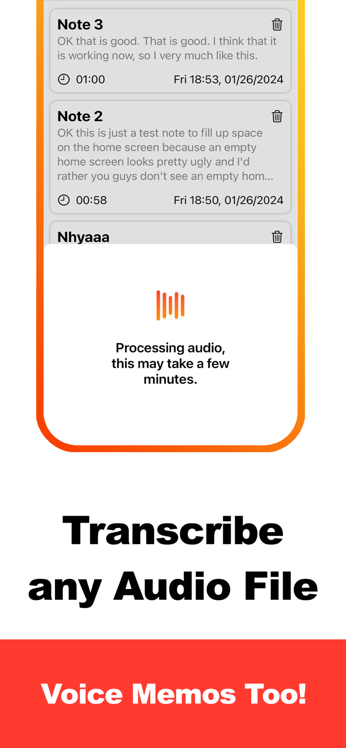 Scribe - Voice To Text Note AI