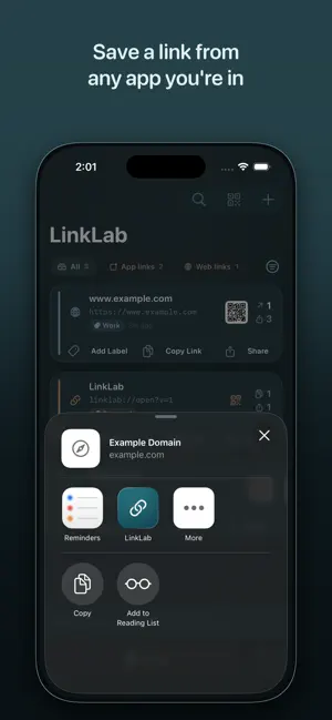 LinkLab: Save, Share & QR Code screenshot 4