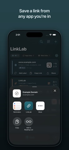 LinkLab: Save, Share & QR Code Screenshot 4 of 10