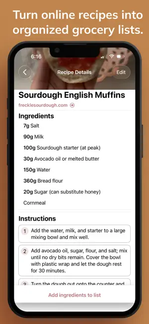 Shoplan: Grocery List & Meals screenshot 2