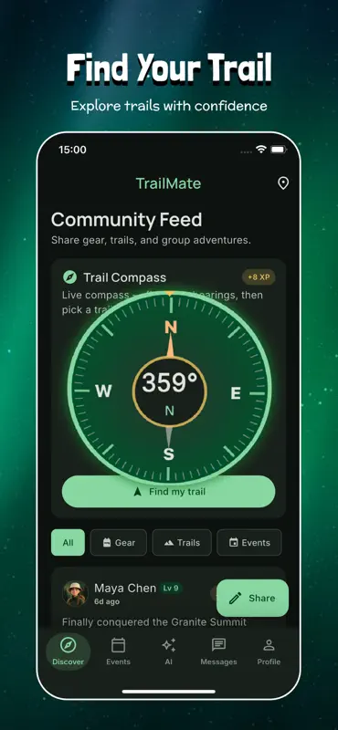Nook: Trail & Hike Community screenshot 2 of 5