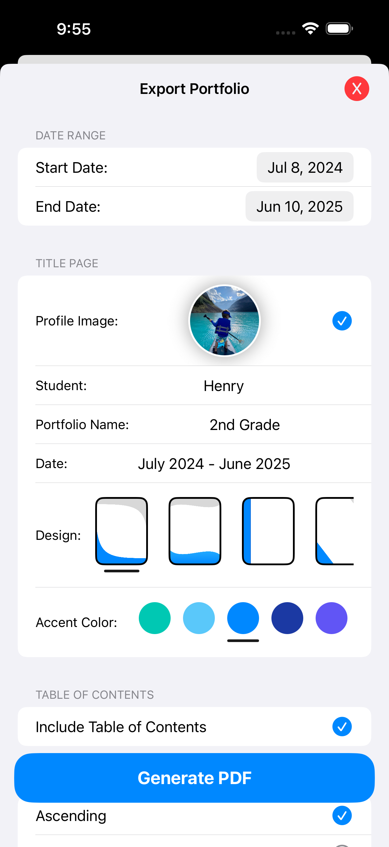 Schoolfolio screenshot 9