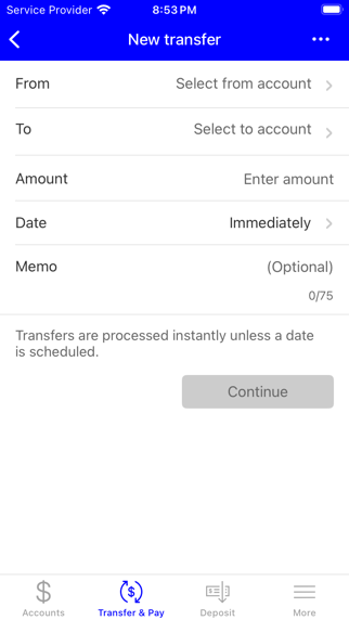 Armstrong Associates FCU Screenshot