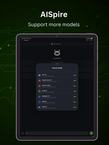 AIspire & Chatbot Assistants iPad screenshot