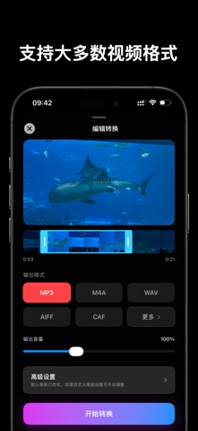MP3 转换器 - 视频转音频MP4提取剪辑铃声制作专业工具 screenshot