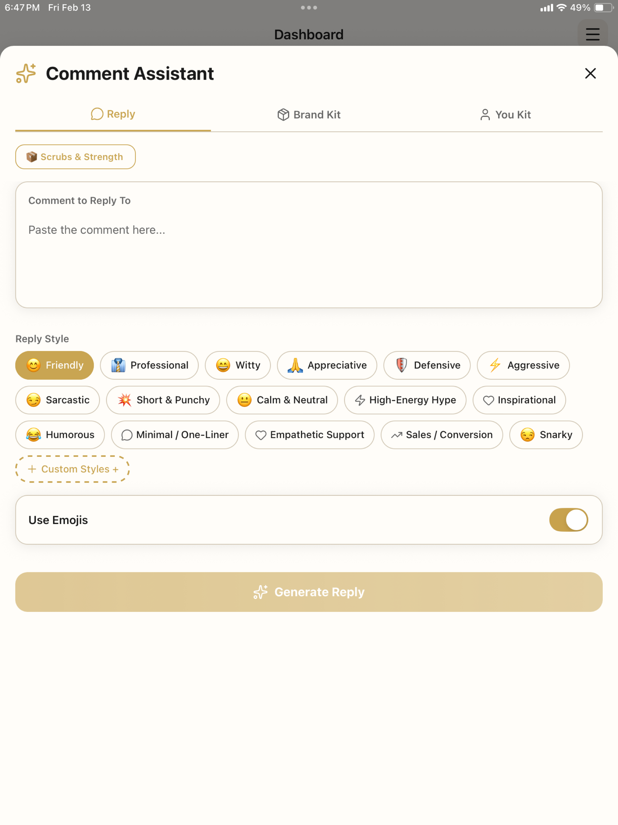 Social Post Generator –SH