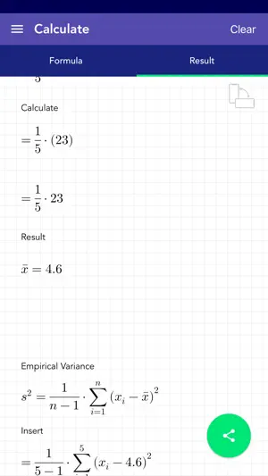 Statistics Calculator - Basics screenshot 3