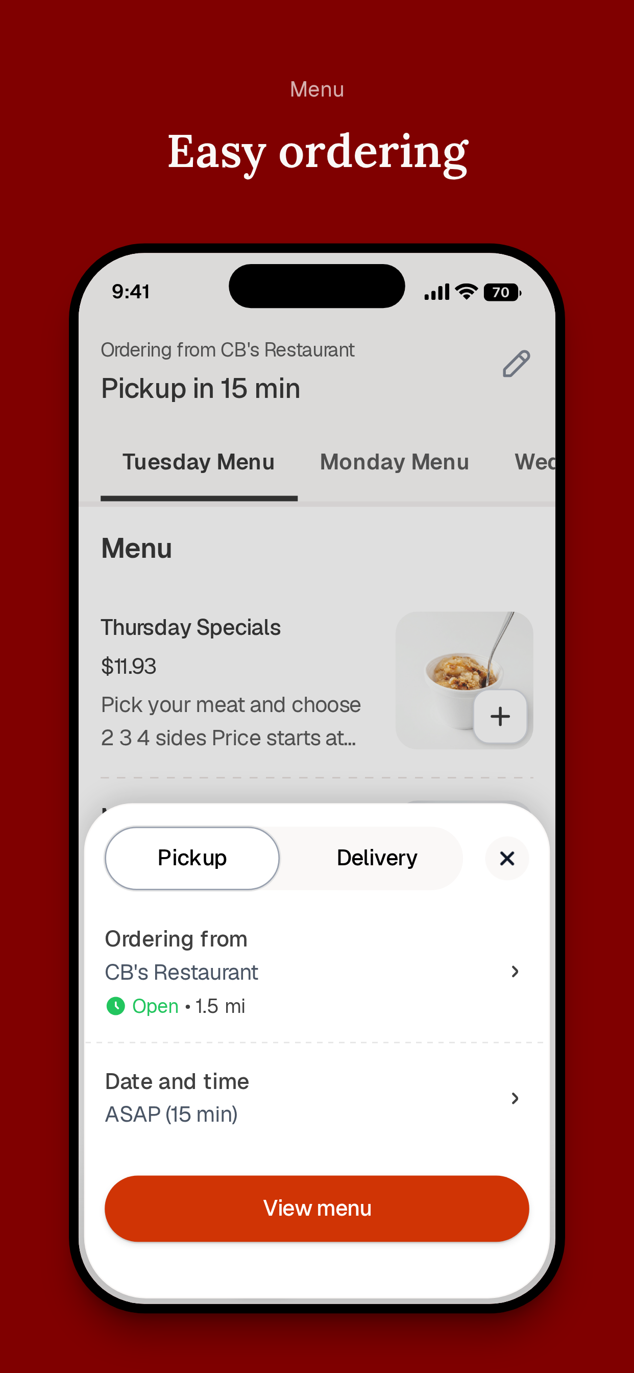 CBs Restaurant screenshot 3