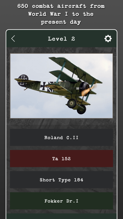 Screenshot #2 pour Military Aviation Quiz