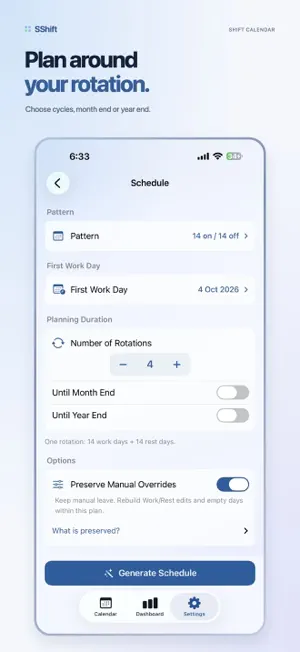 SShift — Shift Calendar screenshot 4