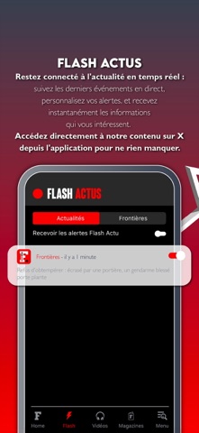 Frontières Média iPhone screenshot