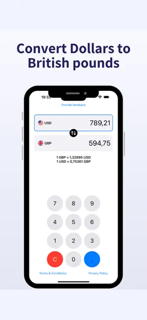 GBP to USD screenshot 1