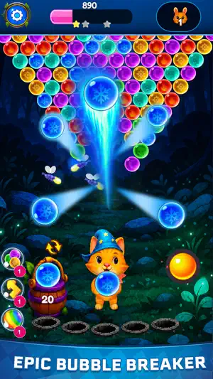 Cat Bubble Shooter: Pop Rescue screenshot 3