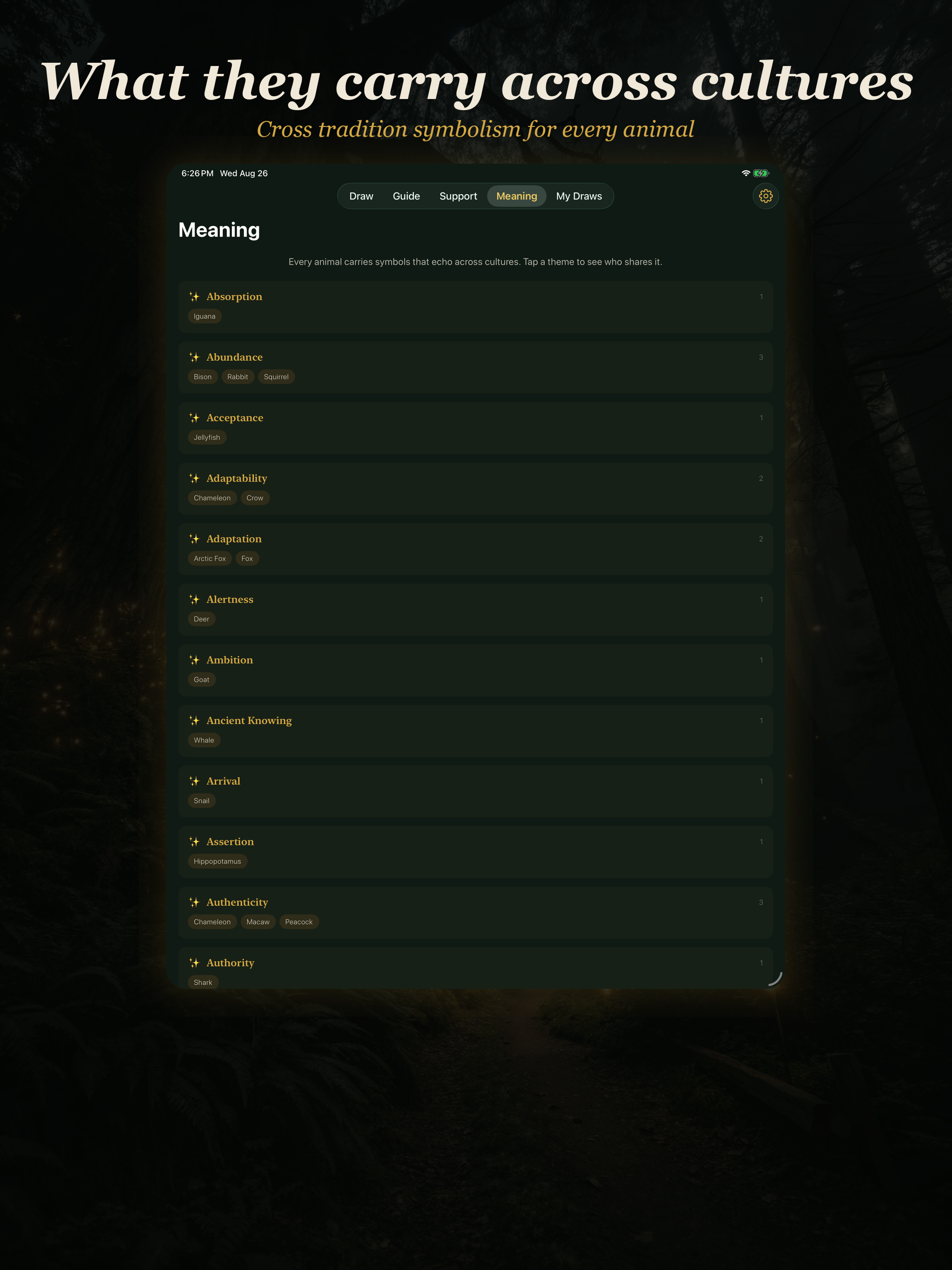 Animal Guide Deck & Symbolism screenshot 15
