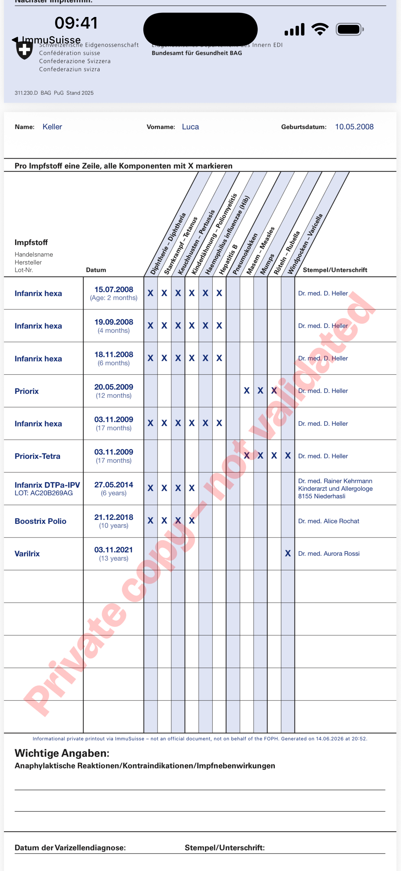 ImmuSuisse screenshot 7
