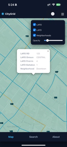 CityGrid - First Responder Map Screenshot 2 of 5