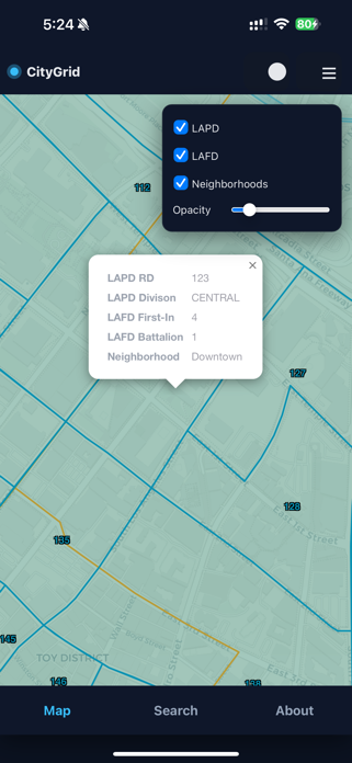 CityGrid - First Responder Map Screenshot 2 of 5