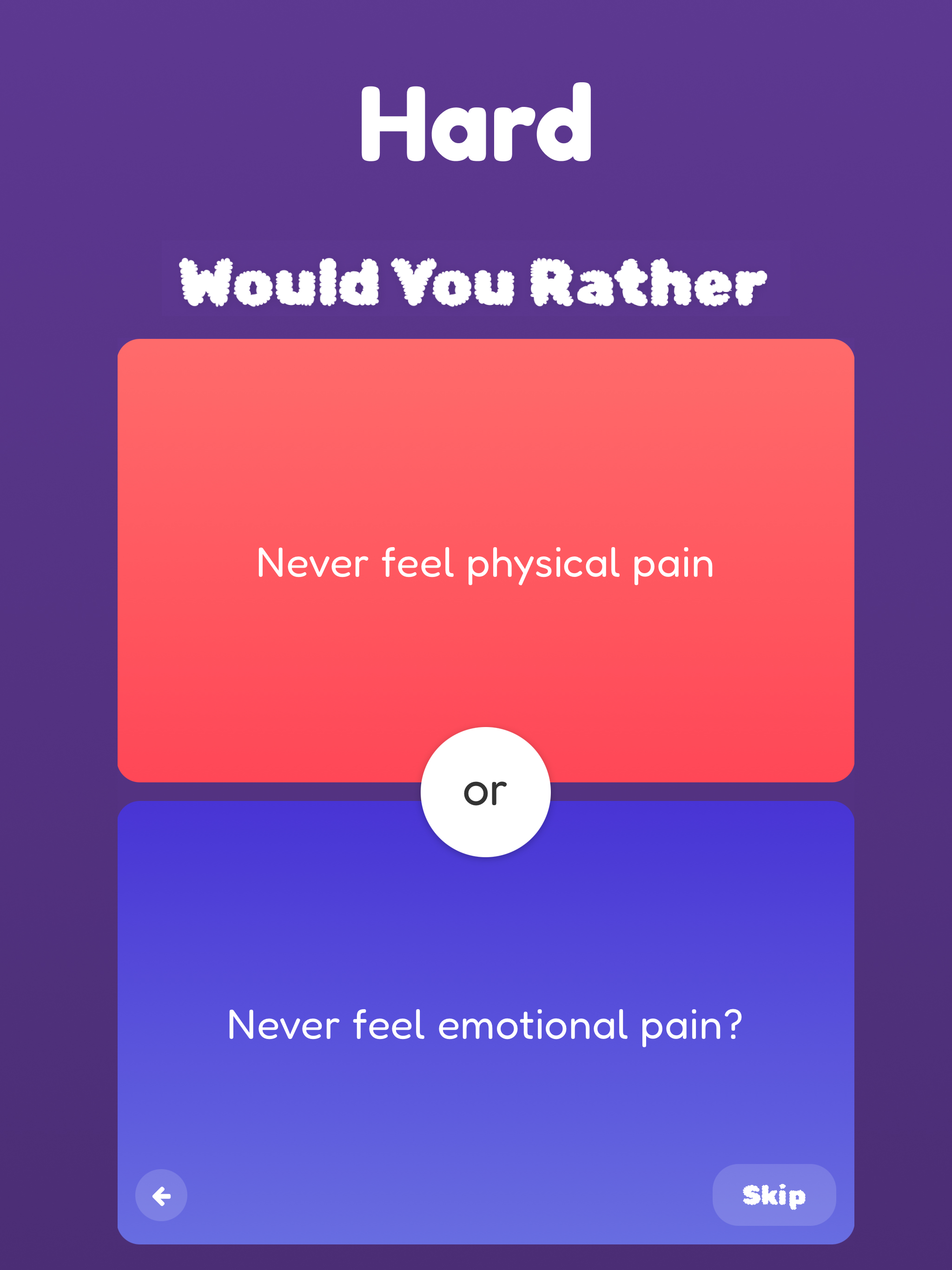 Would You Rather & Adult Game