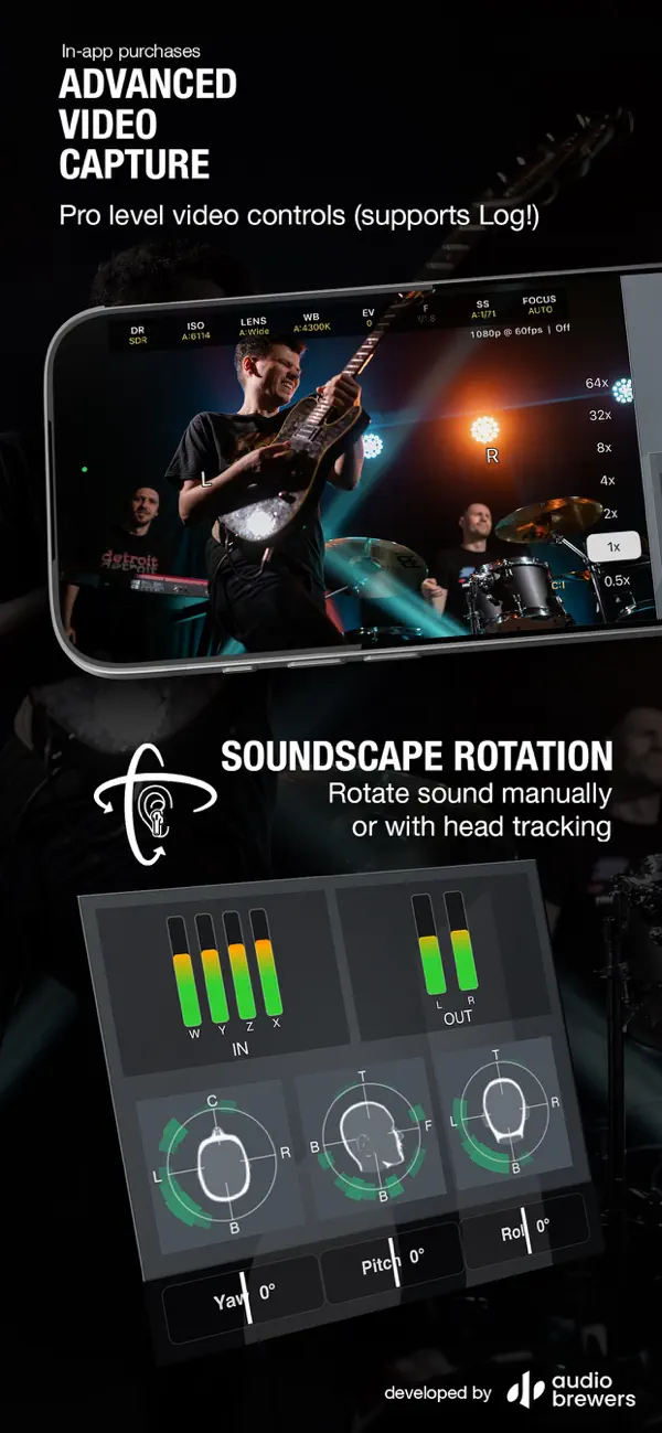 Screenshot #2 pour ab Ambisonics Recorder