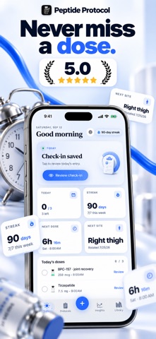 Peptide Protocol: Dose Tracker Screenshot 1 of 10