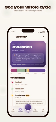 Girl Harmony: Period Tracker iPhone screenshot