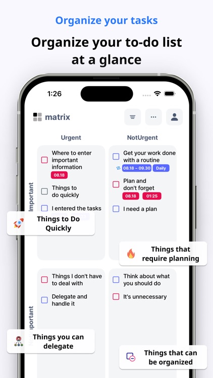 matrix - todo, task, priority