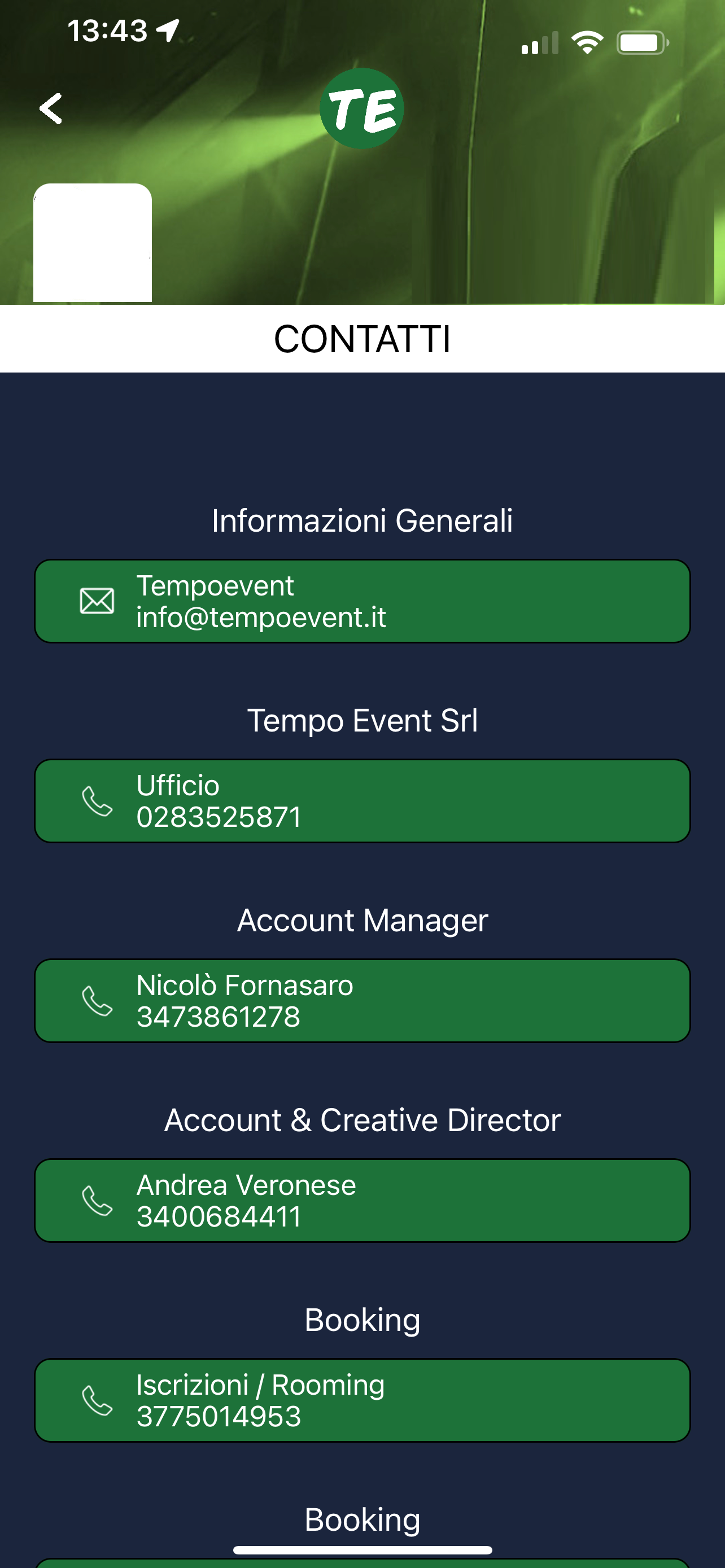 Tempo Event App
