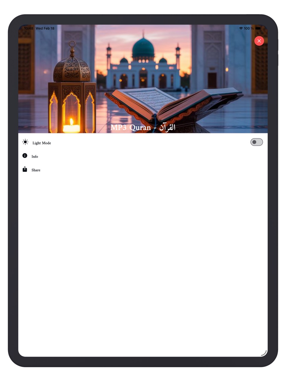 iPad screenshot