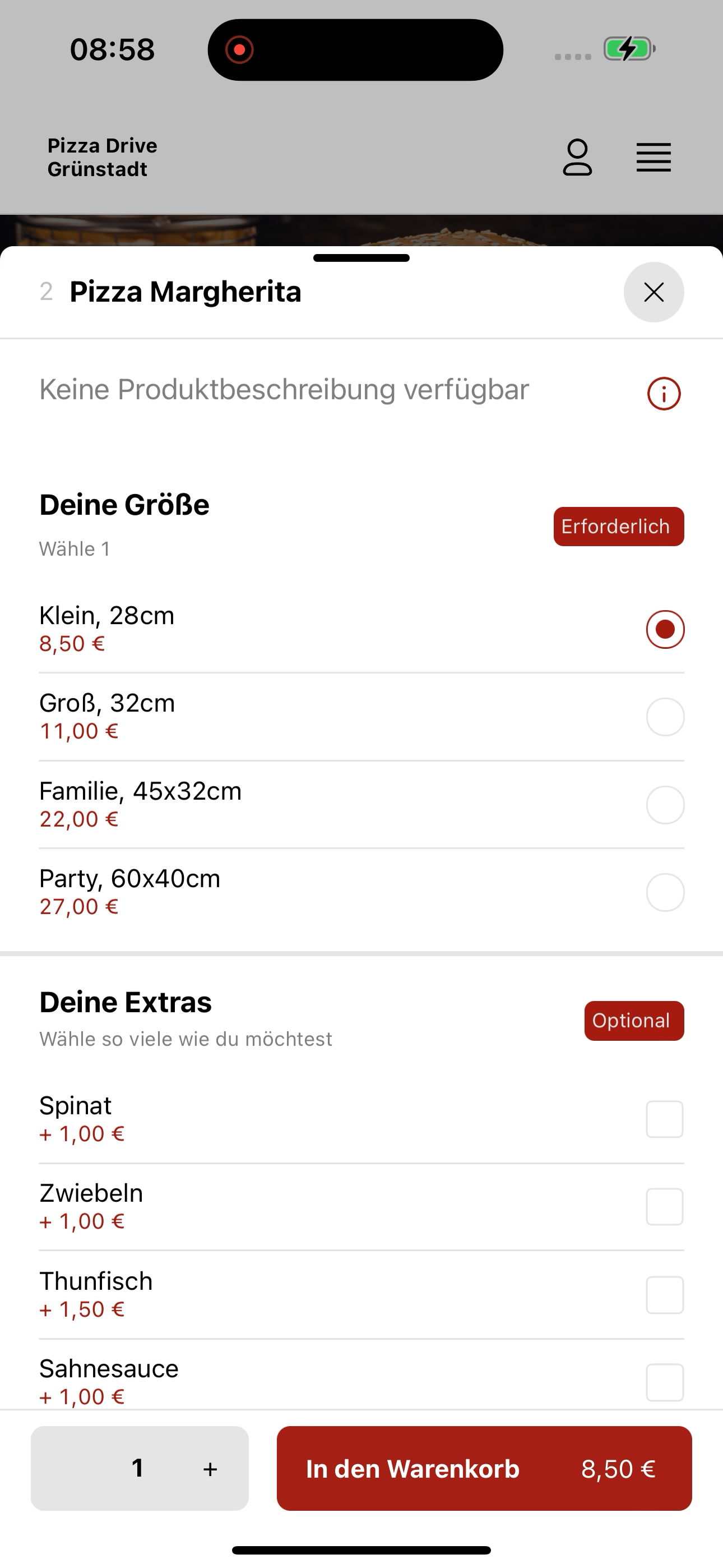 Pizza Drive Grünstadt screenshot 8