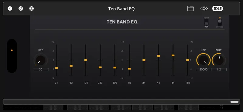 Ten Band EQ screenshot 1 of 1