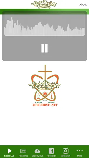 Cor Christi radio screenshot 1